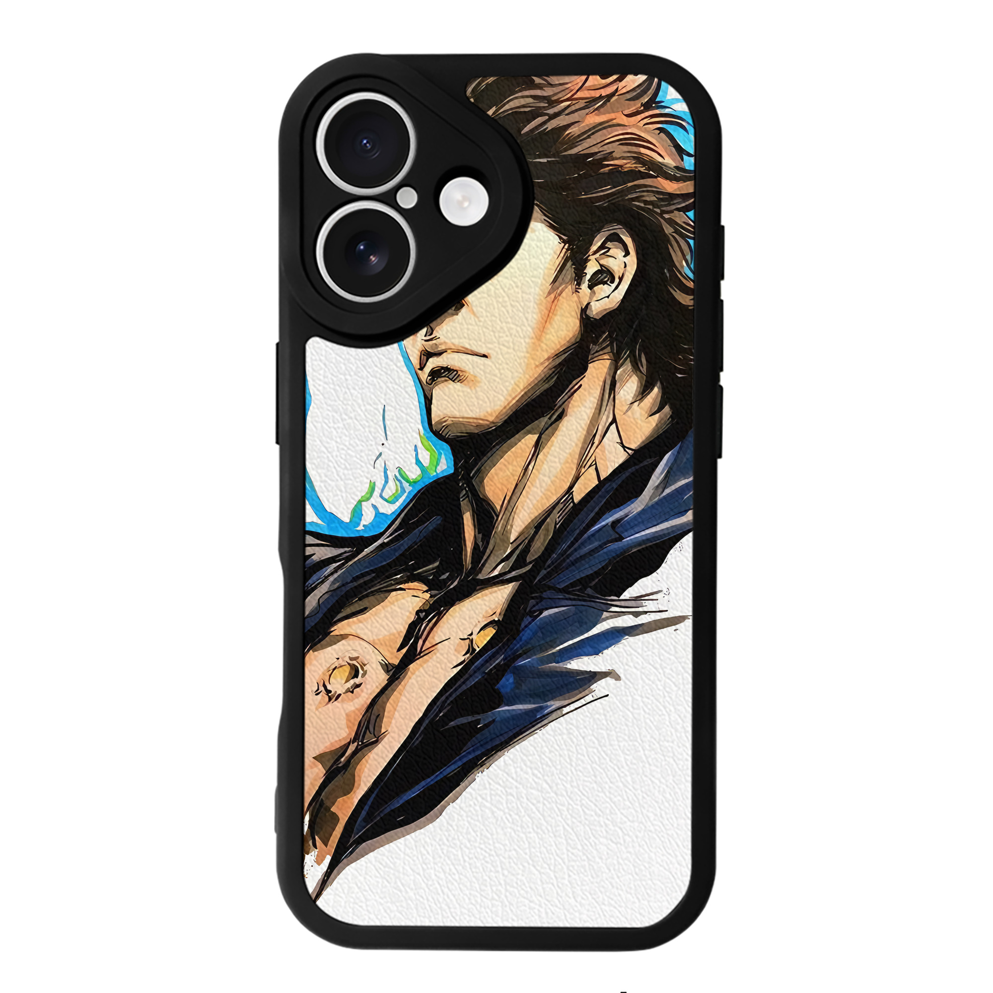 （画像用） 北斗の拳 Fist of the North Star 【iPhone 16シリーズ対応】シリコンスマホケース（レザー調） 材質：シリコン